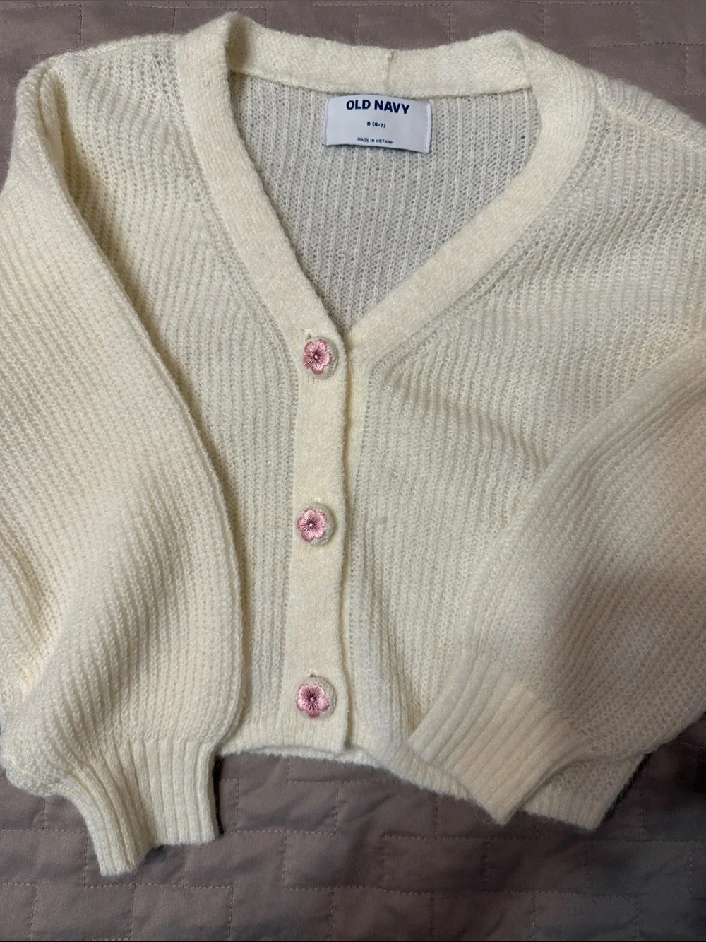 Girls Old Navy Lot with Cropped Cardigan and a Strawberry sweatshirt